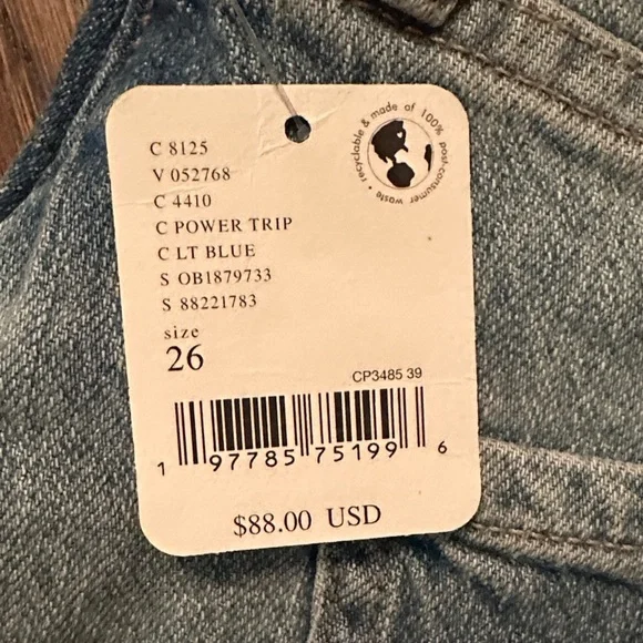 Free People cutoffs | We The Free CRVY High Voltage Short | Curvy jean shorts - Picture 4 of 9